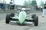 Returning to the pits in the Formula Renault